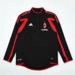 Sudadera Entrenamiento AC Milan 2005 2006 Negro