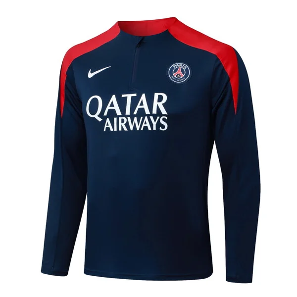 Sudadera Entrenamiento Paris Saint Germain 2025 2026 Azul Marino I Rojo Paris Saint Germain Chándal 2025 2026 Azul - Maglia Paris Saint Germain | tiendasdefutboles