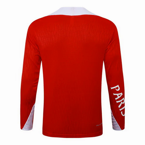 Sudadera Entrenamiento Paris Saint Germain 2025 2026 Rojo Blanco Paris Saint Germain Chándal 2025 2026 Rojo - Maglia Paris Saint Germain | tiendasdefutboles
