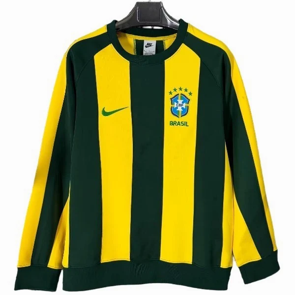 Sudaderas Con Capucha Brasil Chandal 2026 Amarillo Verde Brasil Chándal 2026 Amarillo - Chándal Brasil | tiendasdefutboles