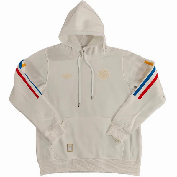 Sudaderas Con Capucha Colombia 2026 Blanco Colombia Camiseta 2026 Blanca - Camiseta Colombia | tiendasdefutboles