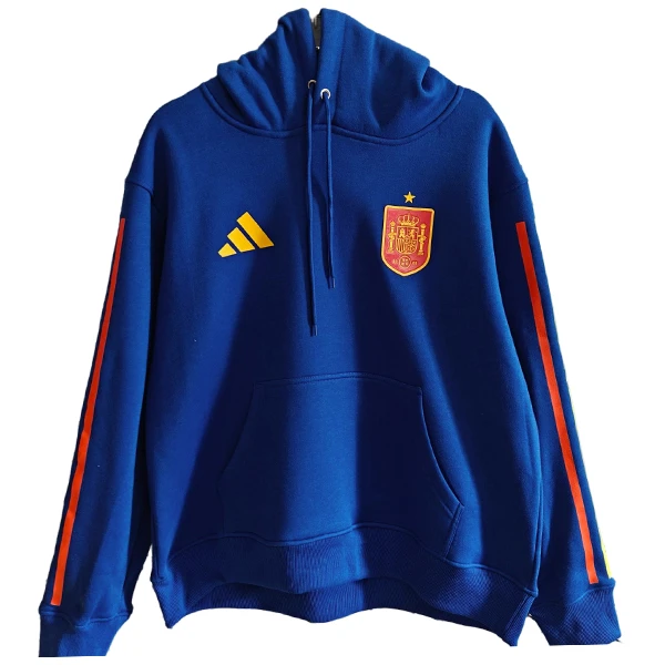 Sudaderas Con Capucha España 2026 AzulRojo España Camiseta 2026 - Camiseta España Mundial 2026 | tiendasdefutboles