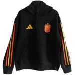 Sudaderas Con Capucha España 2026 Negro Rojo