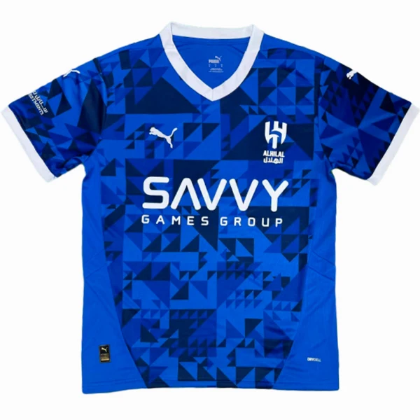 Tailandia Casa Camiseta Al Hilal Saudi FC 2024 2025 Azul Al Hilal Saudi Camiseta 2024 2025 Casa Azul - Al Hilal Saudi Football Club Camiseta | tiendasdefutboles