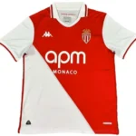 Tailandia Casa Camiseta AS Monaco 2024 2025 Rojo Blanco