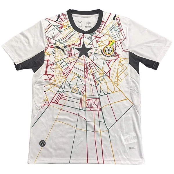 Tailandia Casa Camiseta Ghana 2026 Blanco Ghana Camiseta 2026 Casa Blanca - Camiseta Ghana 2026 | tiendasdefutboles