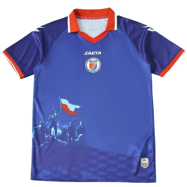 Tailandia Casa Camiseta Haití 2026 Azul Rojo Haití Camiseta 2026 Casa Azul - Camiseta Haití Mundial 2026 | tiendasdefutboles