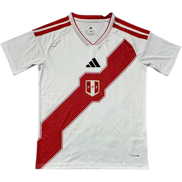 Tailandia Casa Camiseta Perú 2026 Blanco Perú Camiseta 2026 Casa Blanca - Camiseta Perú 2026 | tiendasdefutboles