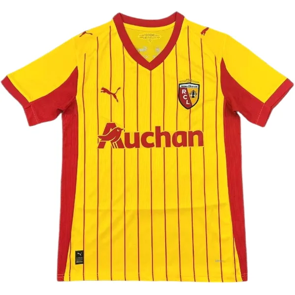 Tailandia Casa Camiseta RC Lens 2025 2026 Amarillo RC Lens Camiseta 2025 2026 Casa Amarilla - Camiseta Rc Lens | tiendasdefutboles