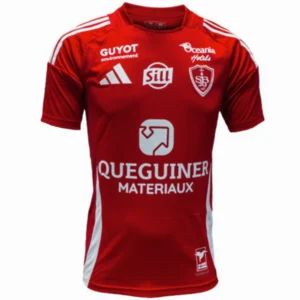 Stade Brestois Camiseta 2024 2025 Casa Roja - Camiseta Stade Brestois | tiendasdefutboles