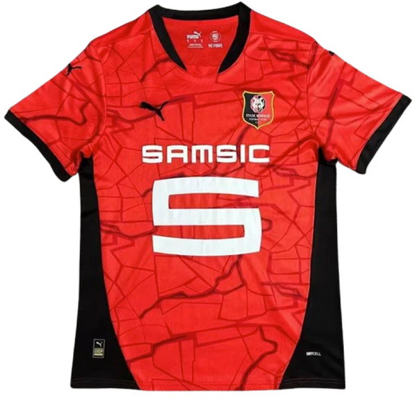 Tailandia Casa Camiseta Stade Rennais 2024 2025 Rojo Stade Rennais Camiseta 2024 2025 Casa Roja - Camiseta Stade Rennais | tiendasdefutboles