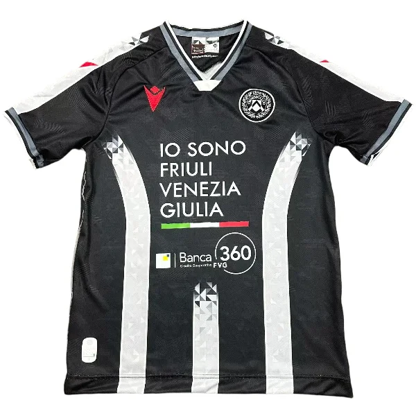 Tailandia Casa Camiseta Udinese 2025 2026 Negro Blanco Udinese Camiseta 2025 2026 Casa Negra - Camiseta Serie A Udinese | tiendasdefutboles