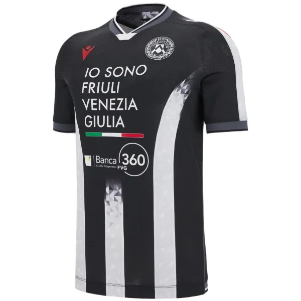 Tailandia Casa Camiseta Udinese 2025 2026 Negro Blanco Udinese Camiseta 2025 2026 Casa Negra - Camiseta Serie A Udinese | tiendasdefutboles