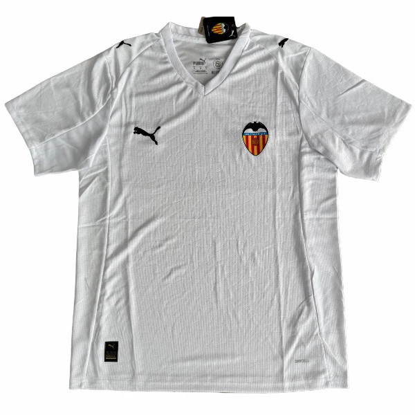 Tailandia Casa Camiseta Valencia 2025 2026 Blanco Valencia CF Camiseta 2025 2026 Casa Blanca - Camiseta La Liga Valencia CF | tiendasdefutboles