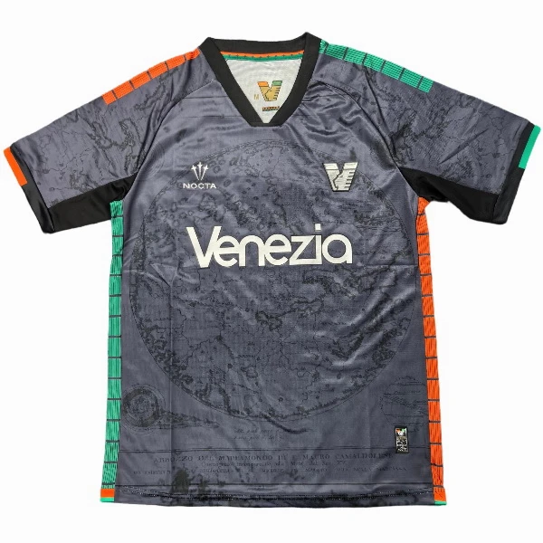 Tailandia Casa Camiseta Venezia 2025 2026 Negro Venezia Camiseta 2025 2026 Casa Negra - Camiseta Serie A Venezia | tiendasdefutboles