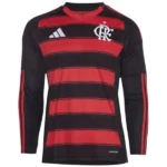 Tailandia Casa Manga Larga Flamengo 2025 2026 Rojo Negro