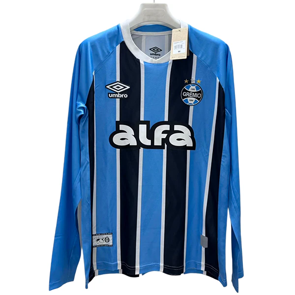 Tailandia Casa Manga Larga Grêmio 2025 2026 Azul Grêmio FBPA Camiseta 2025 2026 Casa Azul - Camisetas De Futbol Personalizadas | tiendasdefutboles