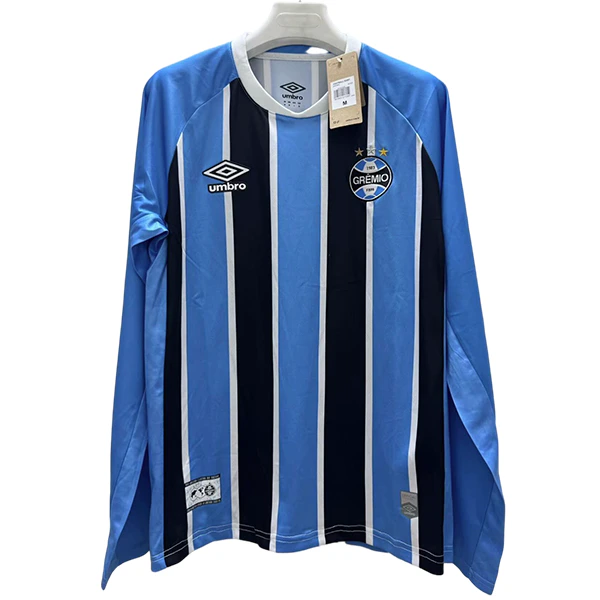 Tailandia Casa Manga Larga Grêmio 2025 2026 I Azul Grêmio FBPA Camiseta 2025 2026 Casa Azul - Camisetas De Futbol Personalizadas | tiendasdefutboles
