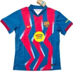 Tailandia Cuarta Camiseta Barcelona 2025 2026 Rojo Azul