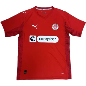 FC St. Pauli Camiseta 2025 2026 cuarta Roja - Camiseta Fc St Pauli | tiendasdefutboles