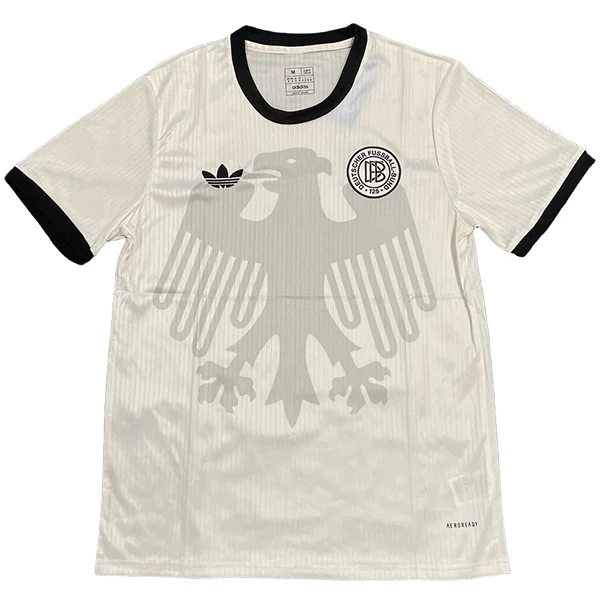 Tailandia Especial Camiseta Alemania 2025 Blanco Negro Alemania Camiseta 2025 Especial Blanca - Camiseta Alemania | tiendasdefutboles