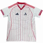 Tailandia Especial Camiseta Arsenal 2025 2026 Blanco Rojo