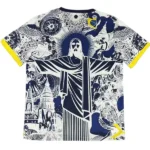Tailandia Especial Camiseta Brasil 2026 Gris Blanco Amarillo
