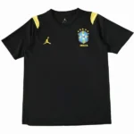 Tailandia Especial Camiseta Brasil 2026 Negro Amarillo