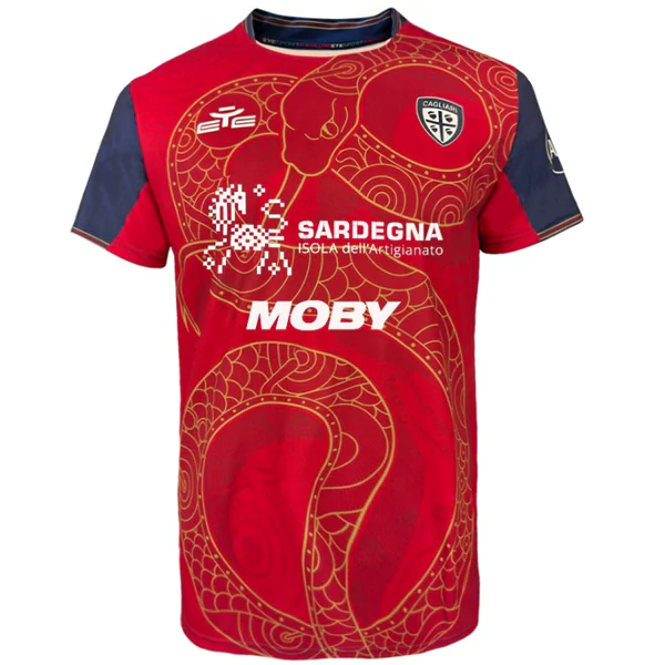 Tailandia Especial Camiseta Cagliari 2025 2026 Rojo Cagliari Calcio Camiseta 2025 2026 Especial Roja - Camiseta Serie A Cagliari Calcio | tiendasdefutboles