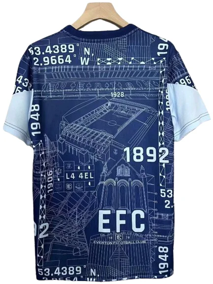 Tailandia Especial Camiseta Everton 2025 2026 Azul Everton Camiseta 2025 2026 Especial Azul - Camiseta Everton | tiendasdefutboles