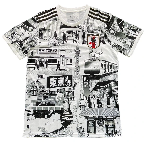 Tailandia Especial Camiseta Japón 2026 Blanco II Negro Japón Camiseta 2026 Especial Blanca | tiendasdefutboles