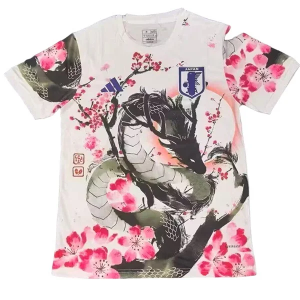 Tailandia Especial Camiseta Japón 2026 Blanco Rosa I Negro Japón Camiseta 2026 Especial Blanca | tiendasdefutboles