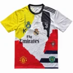 Tailandia Especial Camiseta Juventus 2025 2026 Blanco Amarillo