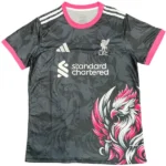 Tailandia Especial Camiseta Liverpool 2025 2026 Negro Rosa