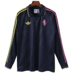 Tailandia Especial Camiseta Manga Larga Juventus Retro 2025 2026 Azul