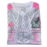 Tailandia Especial Camiseta Mexico 2026 Rosa Blanco