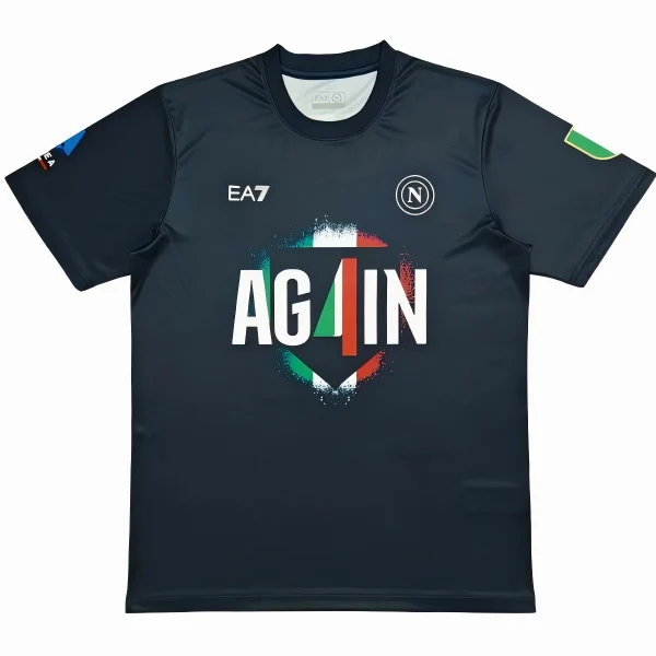 Tailandia Especial Camiseta Napoli 2025 I Negro SSC Napoli Camiseta 2025 Especial Negra - Camiseta Serie A SSC Napoli | tiendasdefutboles