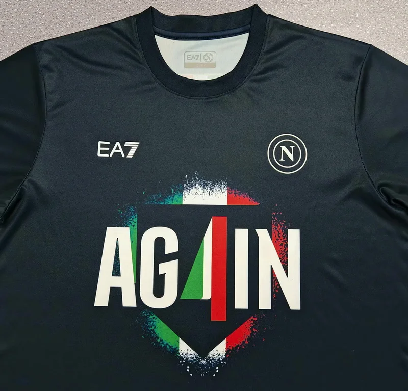 Tailandia Especial Camiseta Napoli 2025 I Negro SSC Napoli Camiseta 2025 Especial Negra - Camiseta Serie A SSC Napoli | tiendasdefutboles