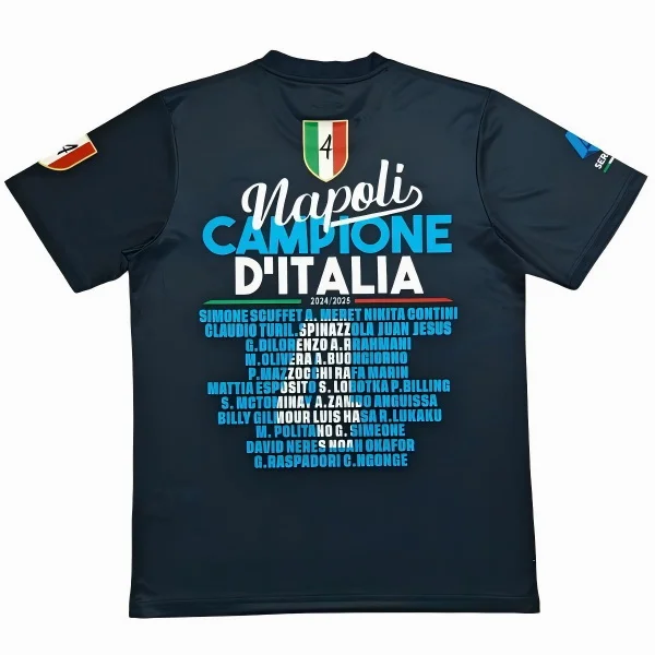 Tailandia Especial Camiseta Napoli 2025 I Negro SSC Napoli Camiseta 2025 Especial Negra - Camiseta Serie A SSC Napoli | tiendasdefutboles