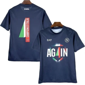 SSC Napoli Camiseta 2025 Especial Negra - Camiseta Serie A SSC Napoli | tiendasdefutboles