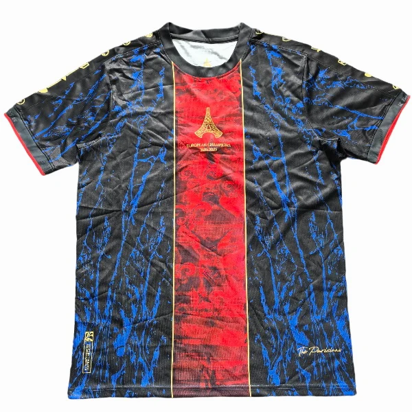 Tailandia Especial Camiseta Paris Saint Germain 2025 2026 Negro Azul Rojo Paris Saint Germain Camiseta 2025 2026 Especial Negra - Camiseta Paris Saint Germain | tiendasdefutboles