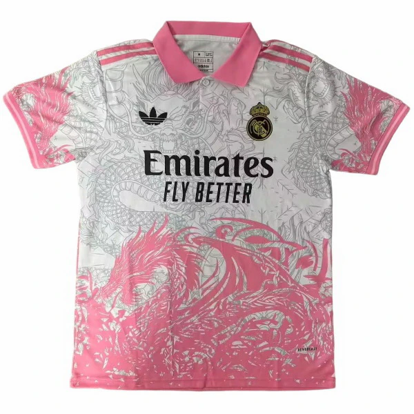 Tailandia Especial Camiseta Real Madrid 2025 2026 Rosa II Blanco Real Madrid Camiseta 2025 2026 Especial Rosa - Camiseta Real Madrid | tiendasdefutboles