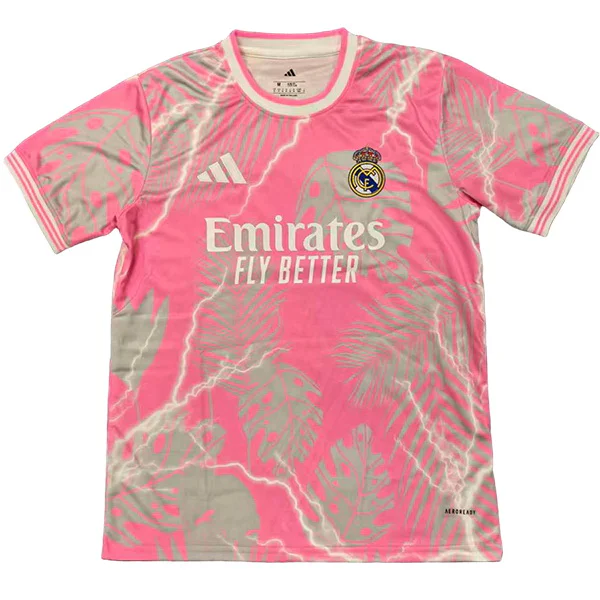 Tailandia Especial Camiseta Real Madrid 2025 2026 Rosa IIII Blanco Real Madrid Camiseta 2025 2026 Especial Rosa - Camiseta Real Madrid | tiendasdefutboles