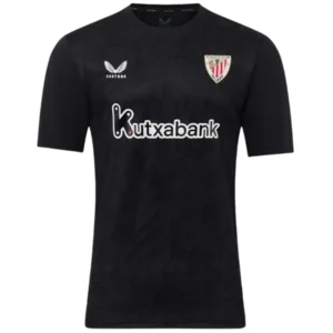 Athletic Bilbao Camiseta 2025 2026 Portero Negra - Camiseta La Liga Athletic Bilbao | tiendasdefutboles