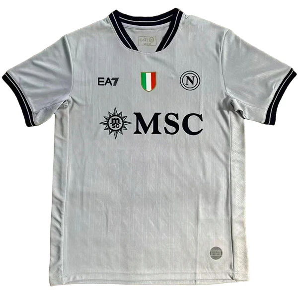 Tailandia Portero Camiseta Napoli 2025 2026 Gris SSC Napoli Camiseta 2025 2026 Portero Gris - Camiseta Serie A SSC Napoli | tiendasdefutboles