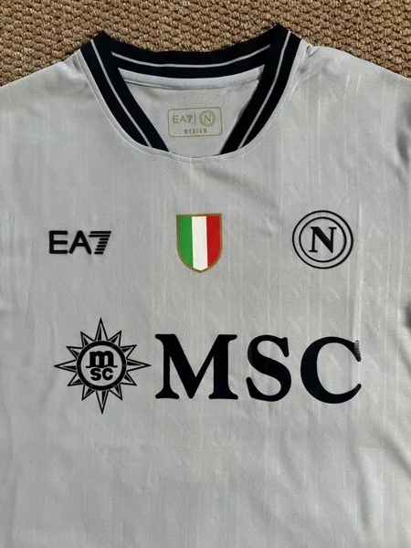 Tailandia Portero Camiseta Napoli 2025 2026 Gris SSC Napoli Camiseta 2025 2026 Portero Gris - Camiseta Serie A SSC Napoli | tiendasdefutboles