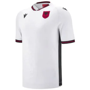 Albania Camiseta 2025 Segunda Blanca - Camiseta Albania | tiendasdefutboles