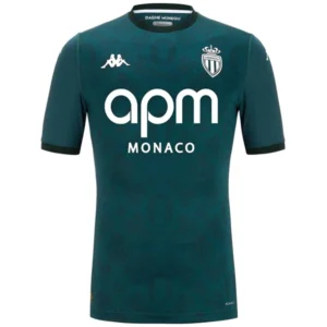 AS Monaco Camiseta 2024 2025 Segunda Verde - Camiseta As Monaco | tiendasdefutboles