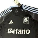 Tailandia Segunda Camiseta Aston Villa 2025 2026 Negro