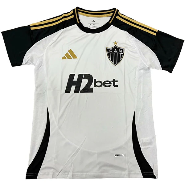 Tailandia Segunda Camiseta Atlético Mineiro 2025 2026 Blanco Negro Atlético Mineiro Camiseta 2025 2026 Segunda Blanca - Camiseta Atlético Mineiro | tiendasdefutboles